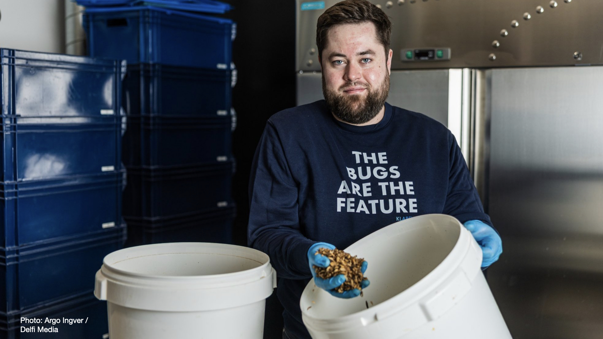 Rihard Reissaar in the laboratory